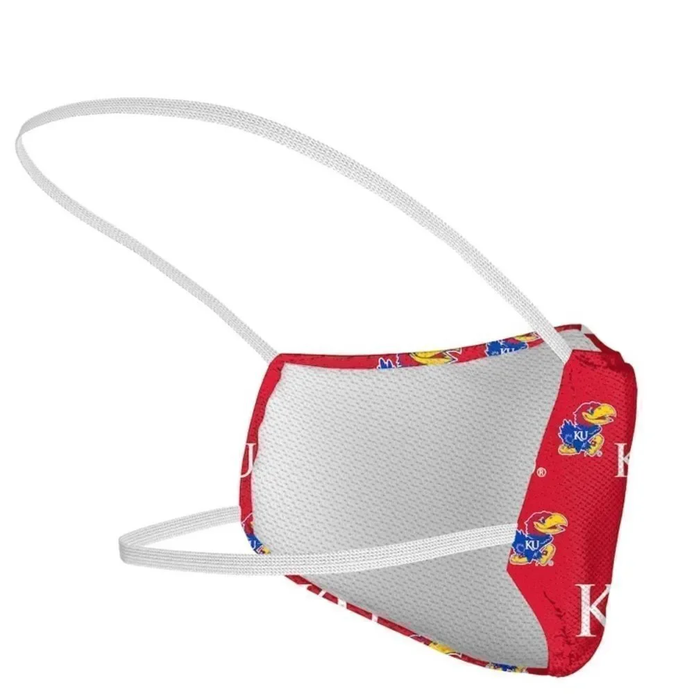 New in Package KANSAS JAYHAWKS NCAA Face Covering Mask Masks Set of 3